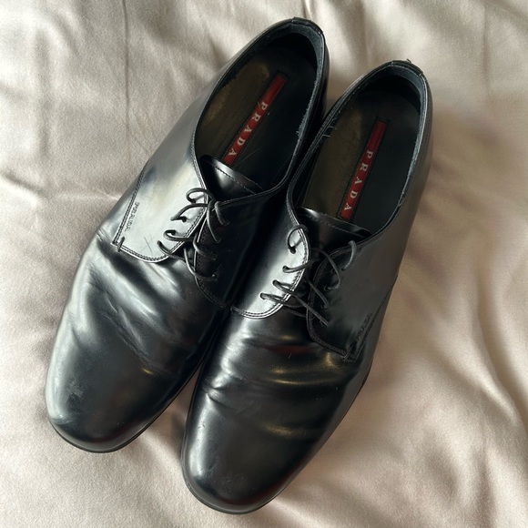 Prada lace-ups w/ rounded sole (US 10) - Picture 1 of 8
